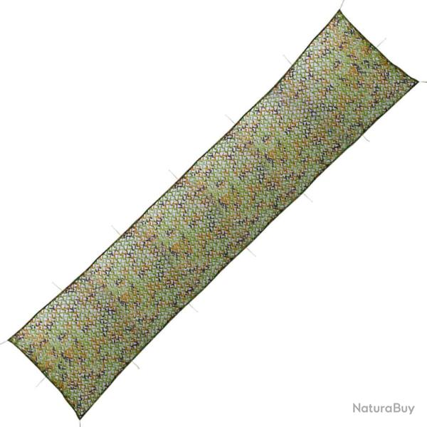 Filet de camouflage avec sac de rangement 1,5 x 7 m