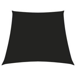 Voile de parasol Tissu Oxford trap&egrave;ze 2/4x3 m Noir