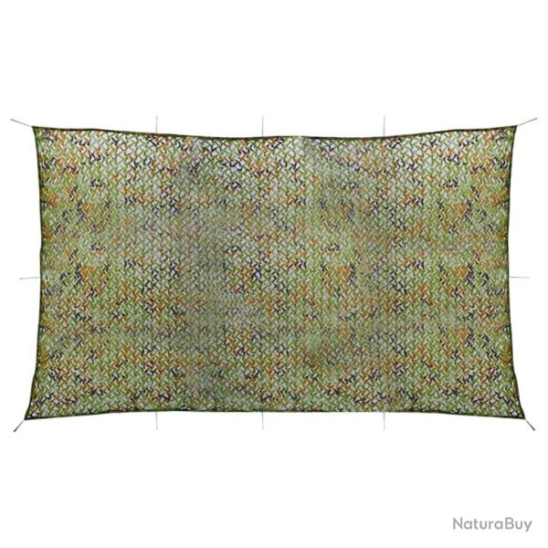 Filet de camouflage avec sac de rangement 3x8 m Vert