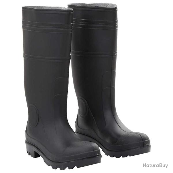Bottes de pluie noir taille 38 PVC