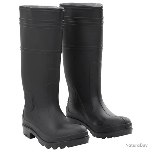Bottes de pluie noir taille 39 PVC