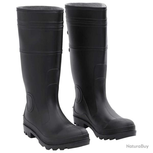 Bottes de pluie noir taille 41 PVC