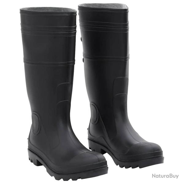 Bottes de pluie noir taille 42 PVC