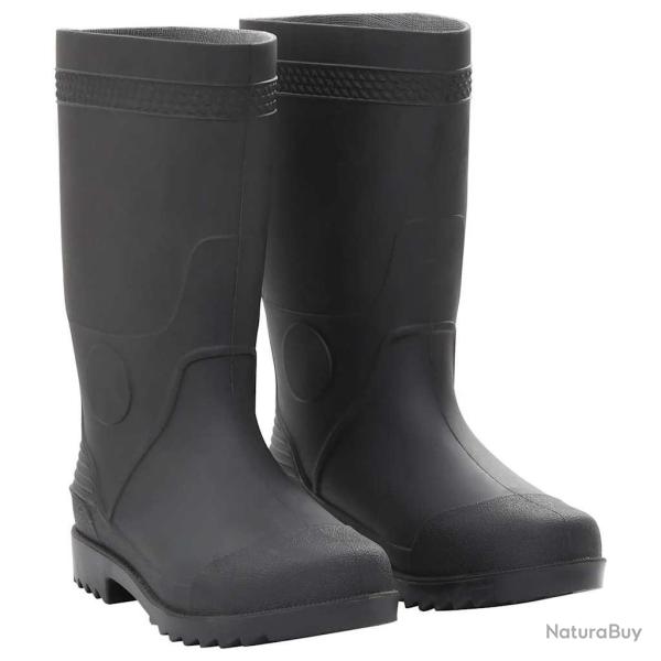 Bottes de pluie noir taille 38 PVC