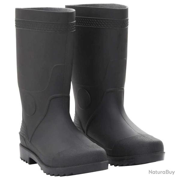 Bottes de pluie noir taille 39 PVC