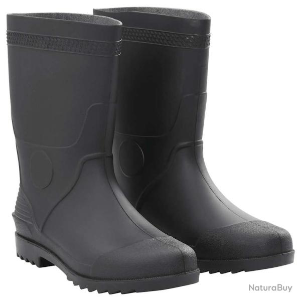Bottes de pluie noir taille 46 PVC