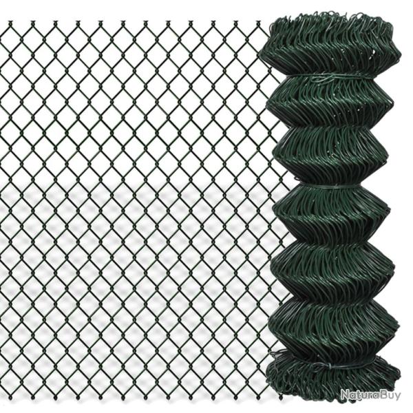 Cl�ture � mailles losang�es Acier 1x15 m Vert