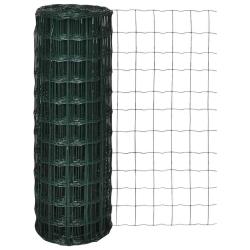 Cl&ocirc;ture euro Acier 10 x 1,5 m Vert