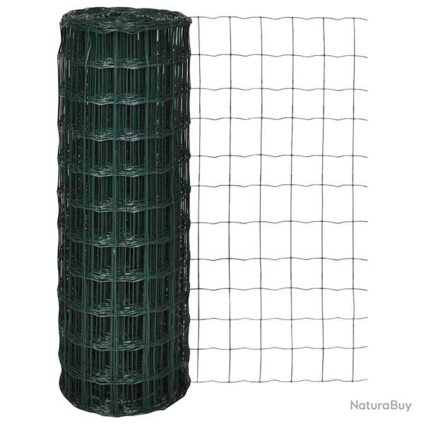 Cl�ture euro Acier 10 x 1,5 m Vert