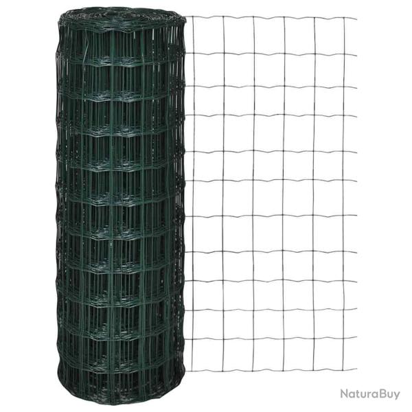 Cl�ture euro Acier 25 x 0,8 m Vert