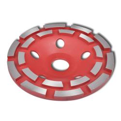 Disque de broyage diamant&eacute; &agrave; double ligne 125 mm