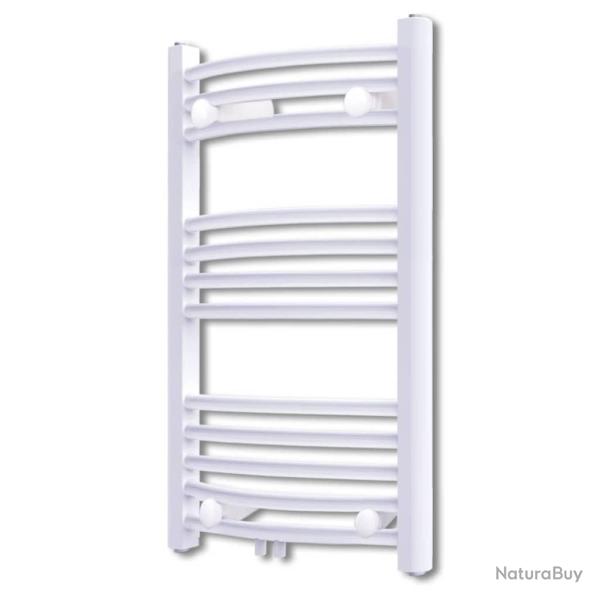 S�che-Serviettes Chauffage Central Incurv� 500x764mm + Connecteurs