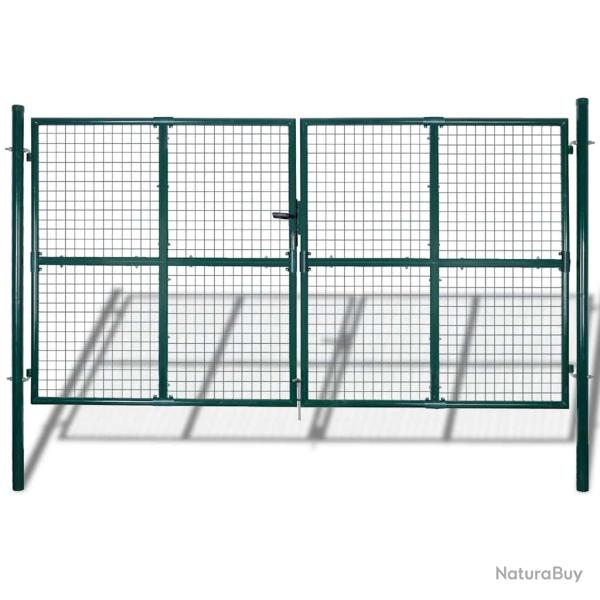 Grille de cl�ture/porte de  en filet 300x175 cm