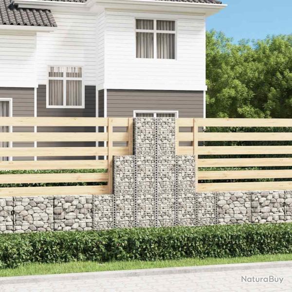 6 gabions en fil galvanis�