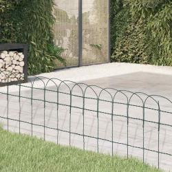 Bordure de pelouse Fer enduit de poudre 10x0,4 m
