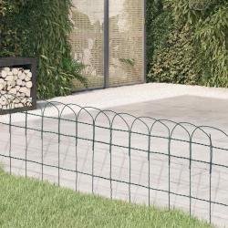 Bordure de pelouse Fer enduit de poudre 25x0,4 m