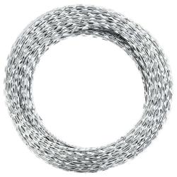 Fil de fer barbel&eacute; rouleau h&eacute;lico&iuml;dal acier galvanis&eacute; 100 m