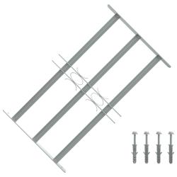Grille r&eacute;glable de s&eacute;curit&eacute; de fen&ecirc;tres et 3 barres 500-650 mm