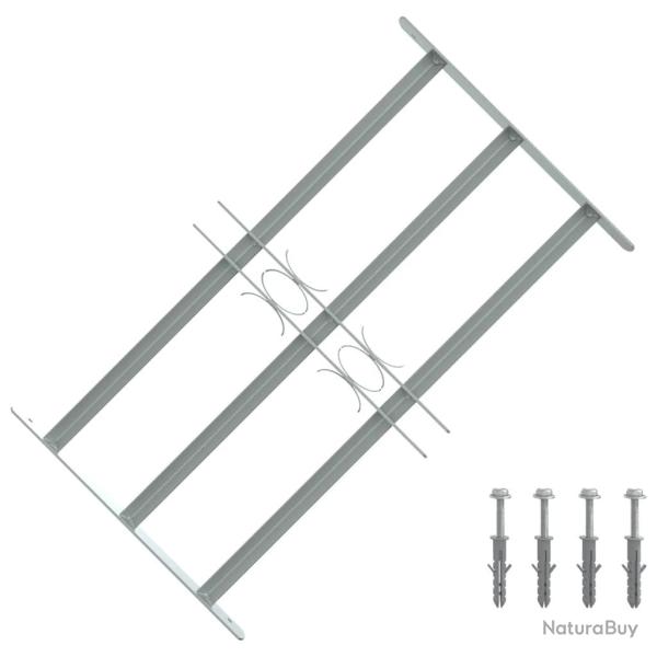 Grille r�glable de s�curit� de fen�tres et 3 barres 500-650 mm
