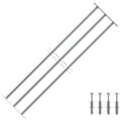 Grille r&eacute;glable de s&eacute;curit&eacute; de fen&ecirc;tres et 3 barres 1000-1500mm