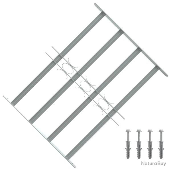 Grille r�glable de s�curit� de fen�tres et 4 barres 500-650 mm