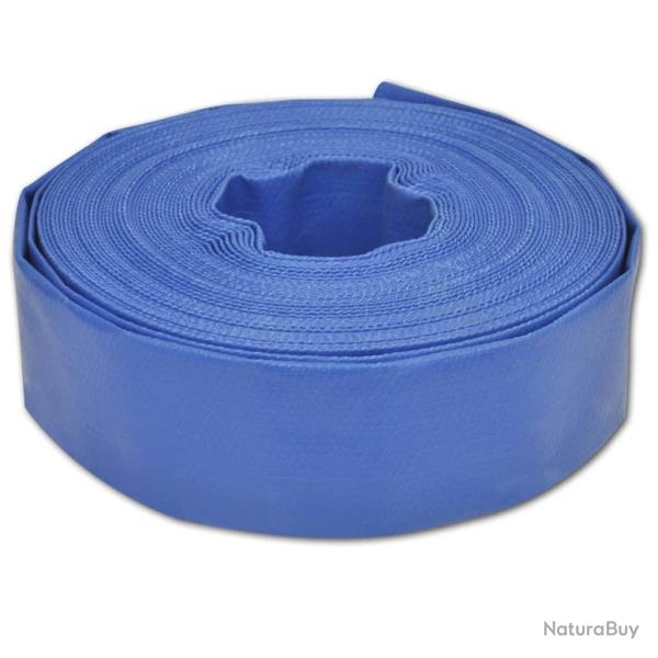 Tuyau plat 25 m 2 pouces PVC