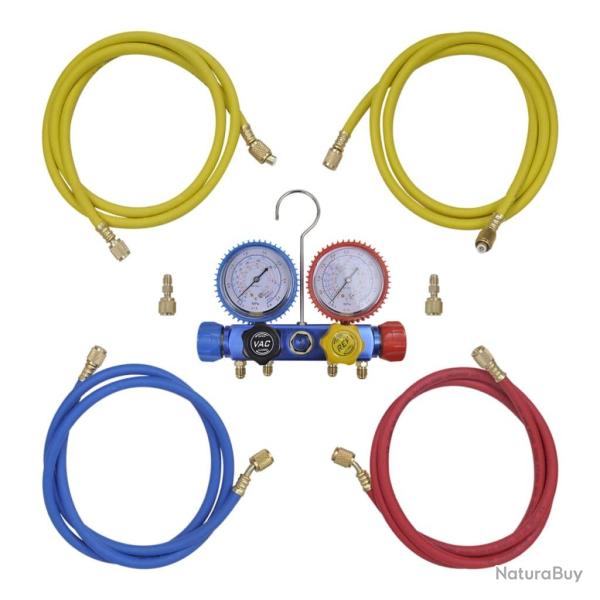 Set manifold 4 voies avec mallette