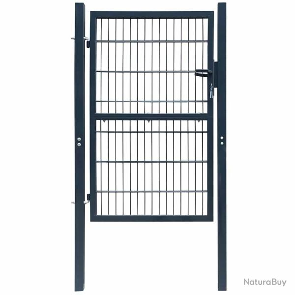 Portail de cl�ture 2D (simple) Gris anthracite 100x180 cm