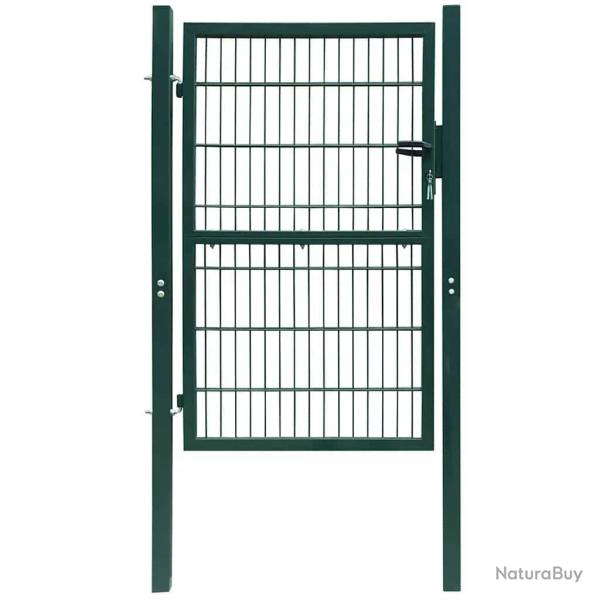 Portail de cl�ture 2D (simple) vert 100x120 cm