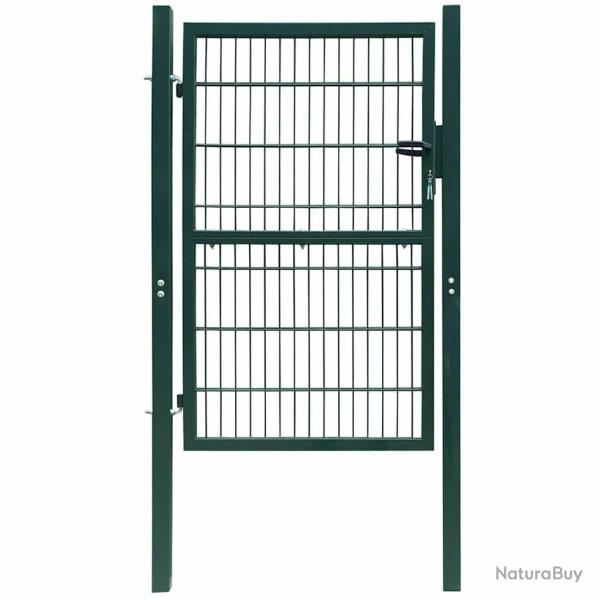 Portail de cl�ture 2D (simple) vert 100x160 cm