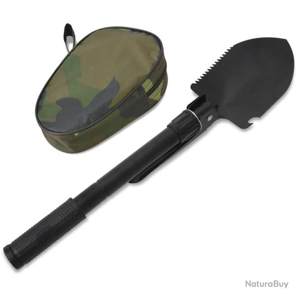 Pelle pliable Acier au carbone Noir