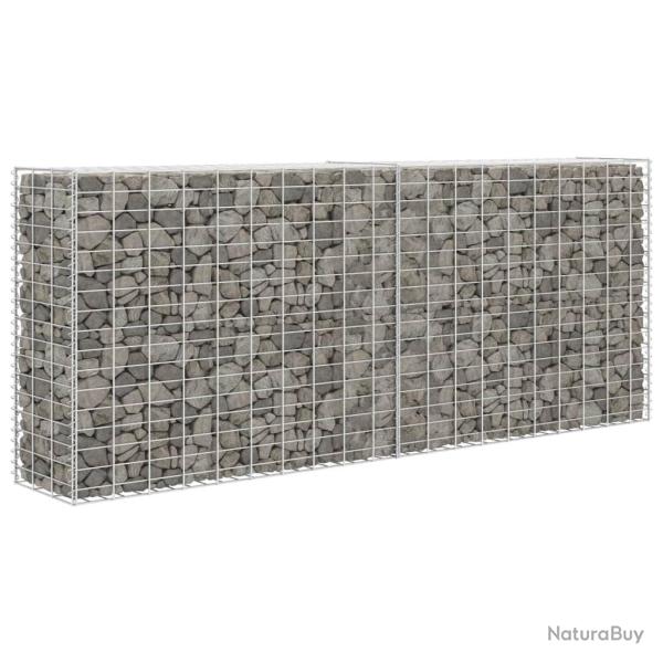 Panier de gabion Acier inoxydable 85x30x200 cm