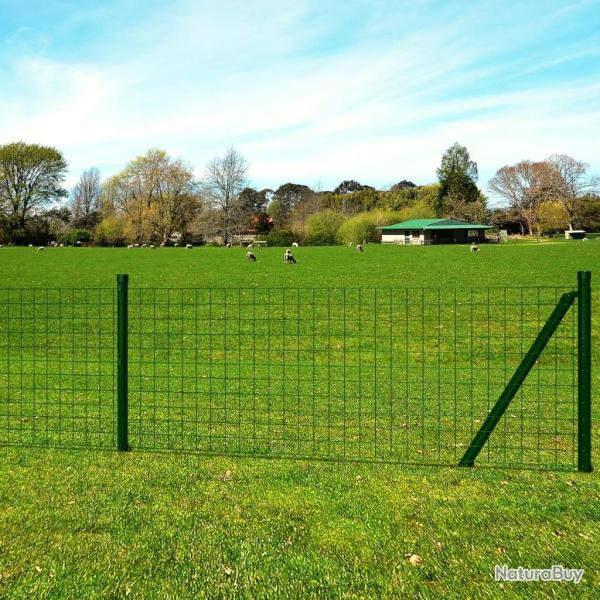 Cl�ture Euro Acier 25 x 1 m Vert