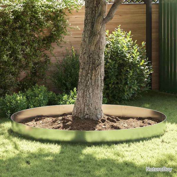 Bordure de pelouse 5 pcs Acier galvanis� 100 x 19 cm