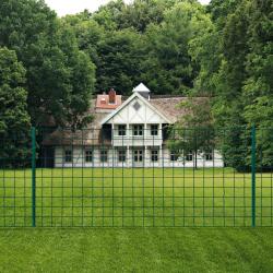 Cl&ocirc;ture Euro Acier 20x0,8 m Vert