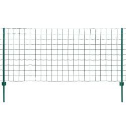Cl&ocirc;ture Euro Acier 20x1 m Vert