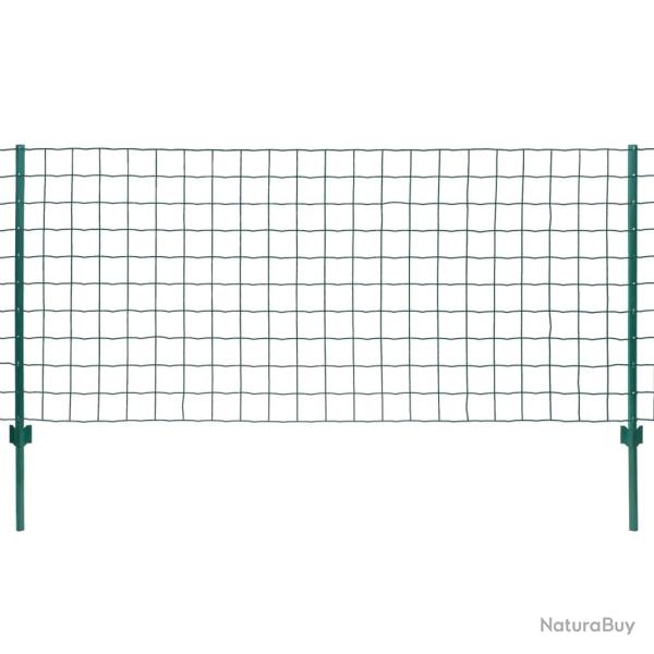 Cl�ture Euro Acier 20x1 m Vert