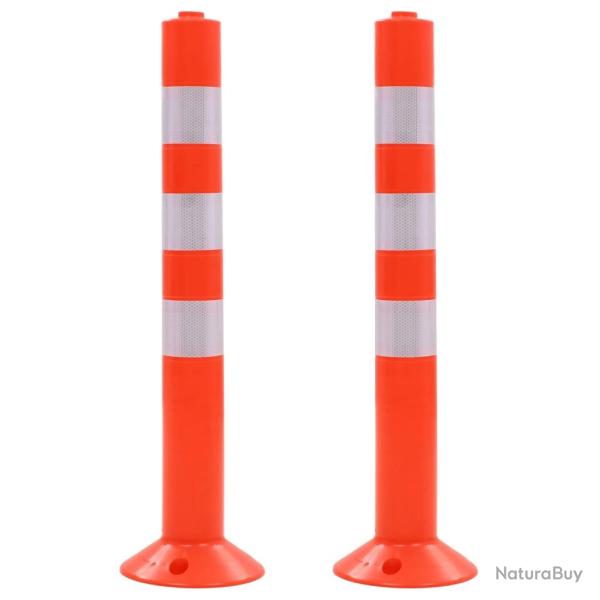 Borne de contr�le de la circulation 2 pcs Plastique 75 cm
