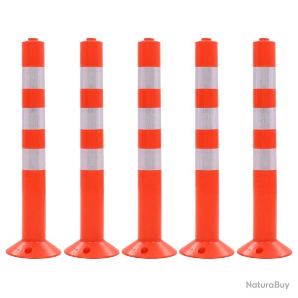 Borne de contr�le du trafic 5 pcs Plastique 75 cm