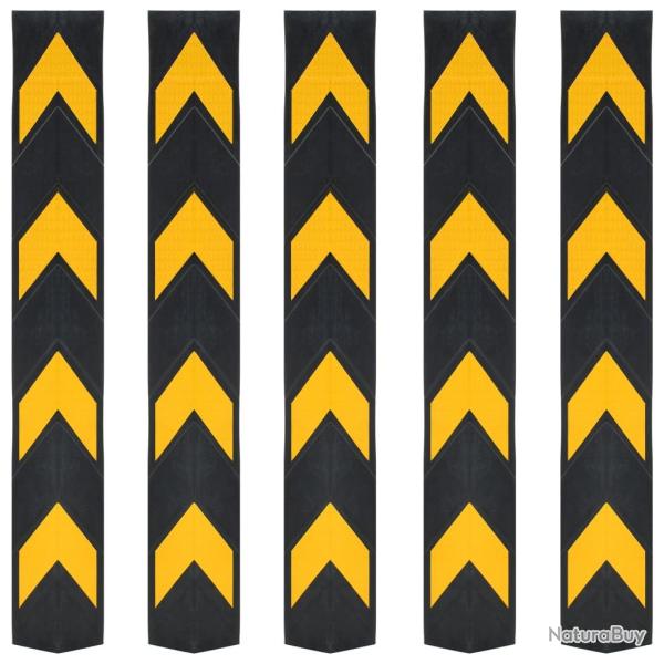 Corni�re de protection r�fl�chissante 5 pcs Caoutchouc 80 cm