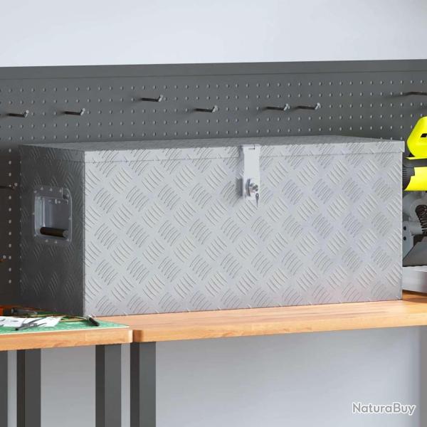 Bo�te en aluminium 80 x 30 x 35 cm Argent�