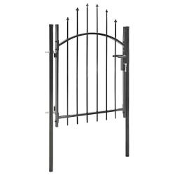 Portail de  Woerden acier 1x1 m noir