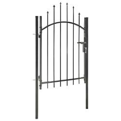 Portail de  Woerden acier 1x1,25 m noir