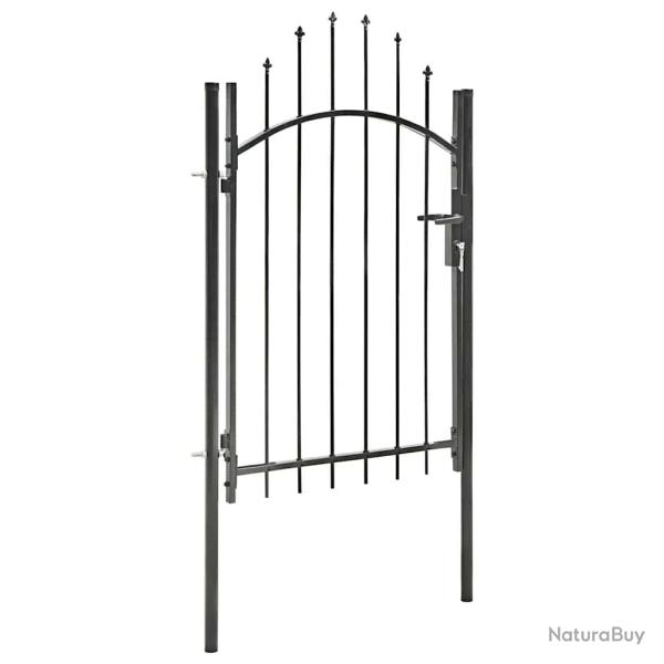 Portail de  Woerden acier 1x1,5 m noir