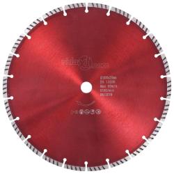 Disque de coupe diamant&eacute; avec acier turbo 300 mm