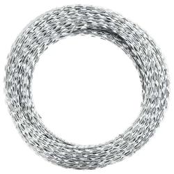 Fil barbel&eacute; concertina attach&eacute; Acier galvanis&eacute; 300 m