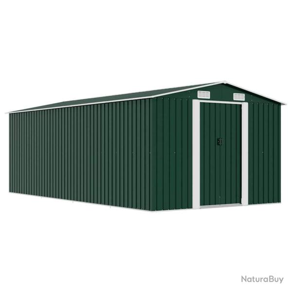 Abri de  257x489x181 cm M�tal Vert