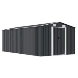 Abri de  257x489x181 cm M&eacute;tal Anthracite