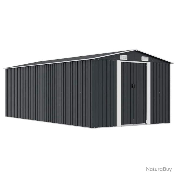 Abri de  257x489x181 cm M�tal Anthracite
