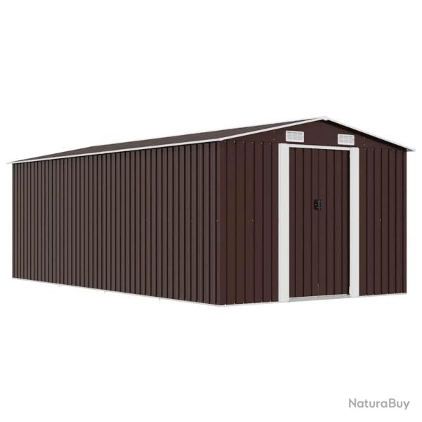 Abri de  257x489x181 cm M�tal Marron